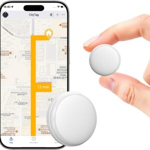 GPS Tracker for Vehicles, Pets & Valuables – No Subscription, Real-Time Tracking via App – Lightweight, Waterproof, Long Battery Life – Compatible with iOS & Android
