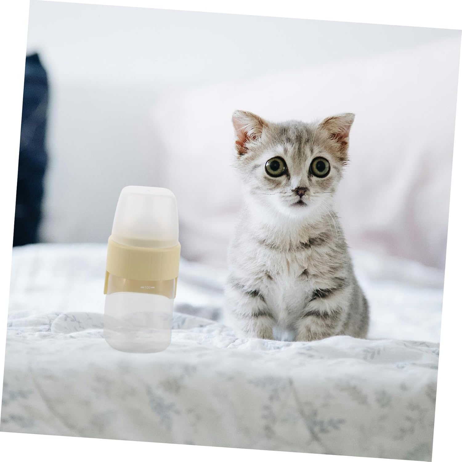 GANAZONO Newborn Pet Feeding Bottle for Kittens and Puppies Travel Friendly Design with Nipple for Safe and Comfortable Feeding Easy to Animal Nursing Bottle - Image 5