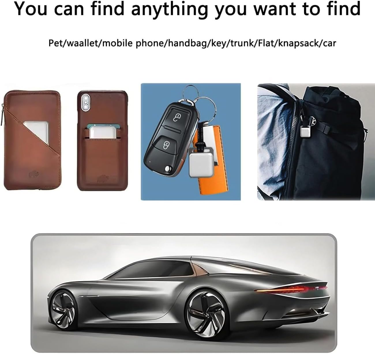 Colorclowns Mini GPS Tracker for Vehicles No Subscription,Car Portable Real Time GPS Tracking Device, for Car,Kids,Dogs.Long Standby/No Monthly Fee/No SIM Card Required - Image 2