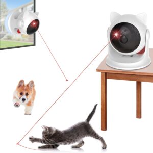 Automatic Cat Laser Toy Interactive Cat Toys for Indoor Cats/Kitty/Dogs,​​Laser Toys for Bored Indoor Adult Cats