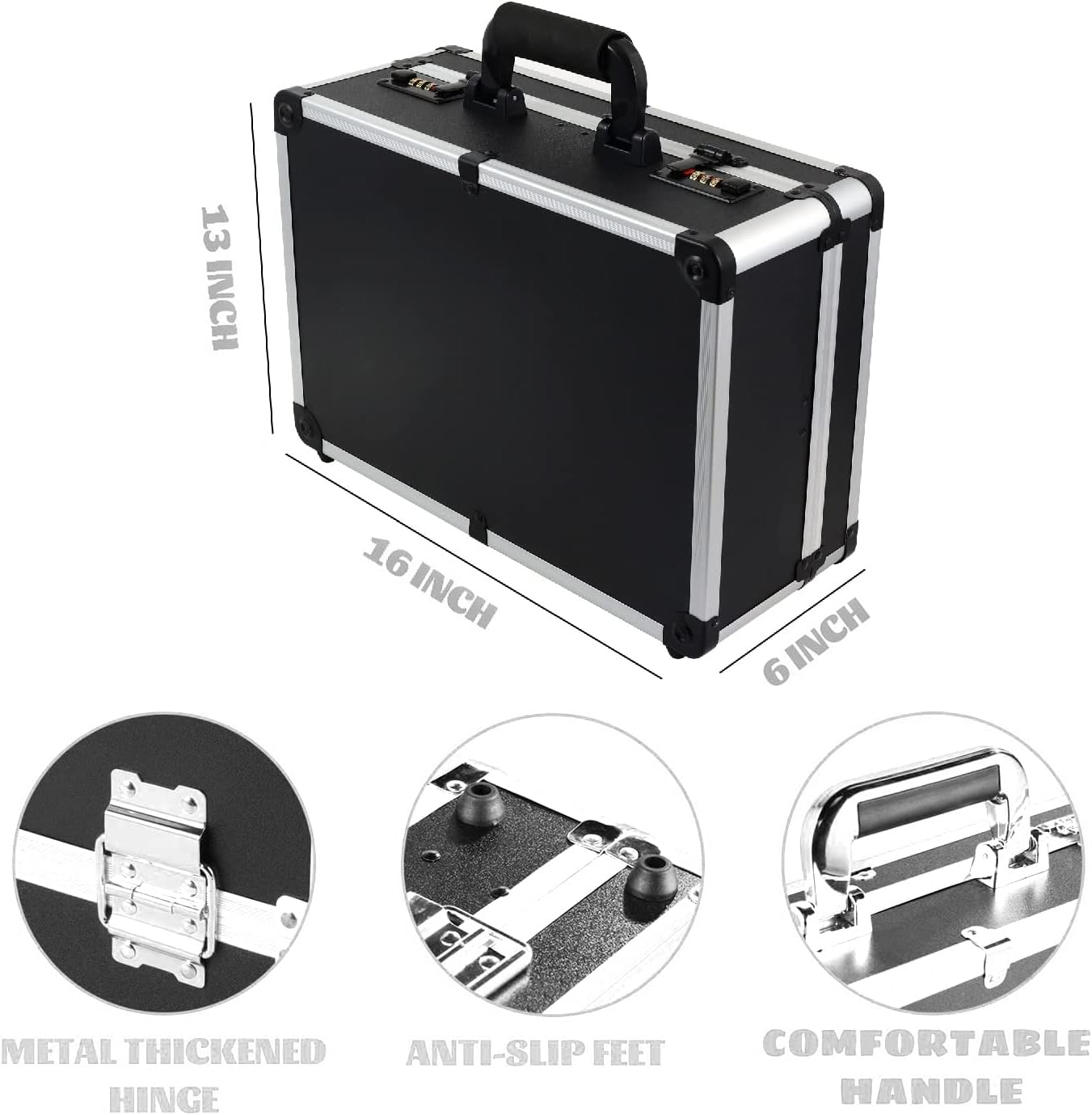 Professional Barber Supplies Case, Portable Travel Carrying Case for Hair Stylist & Pet Groomer, Multi-Space Design, Sturdy, Large-Capacity Mobile Stations - Image 2