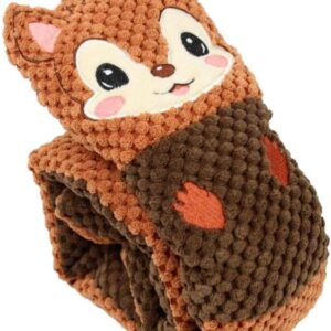 Dog Squeak Toys Pet Sniffing Tibetan Food Squirrel-Themed Hide & Seek Puzzle Toy for Pets – Interactive Snuffle Mat to Stimulate Senses, Slow Feeding & Boost IQ