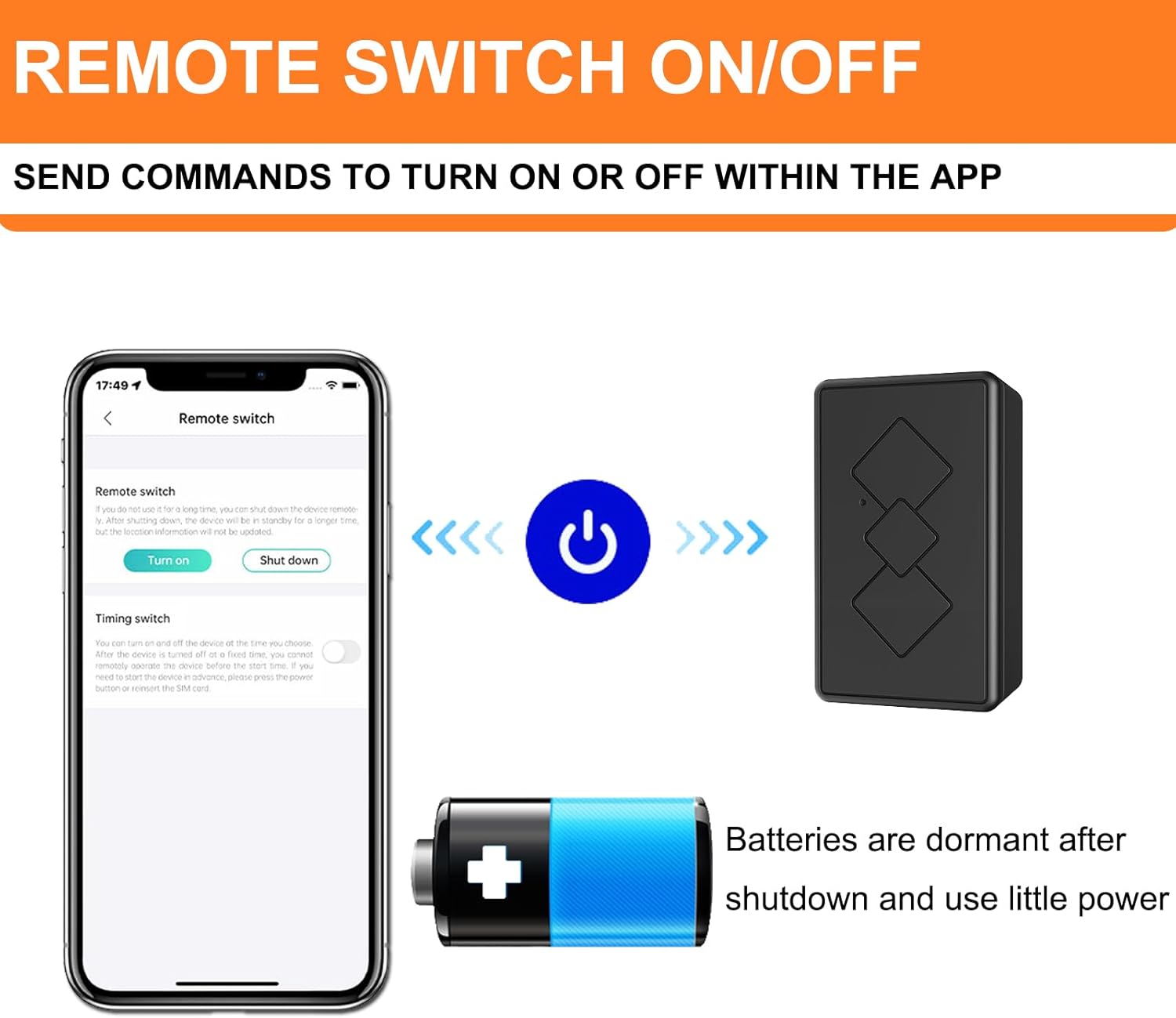 Mini Car GPS Tracker for Vehicles,Portable Real Time Magnetic GPS Tracking Device,No Subscription Required/No Monthly Fee Full Global Coverage Location Tracker for Kids,Dogs,Trucks - Image 3
