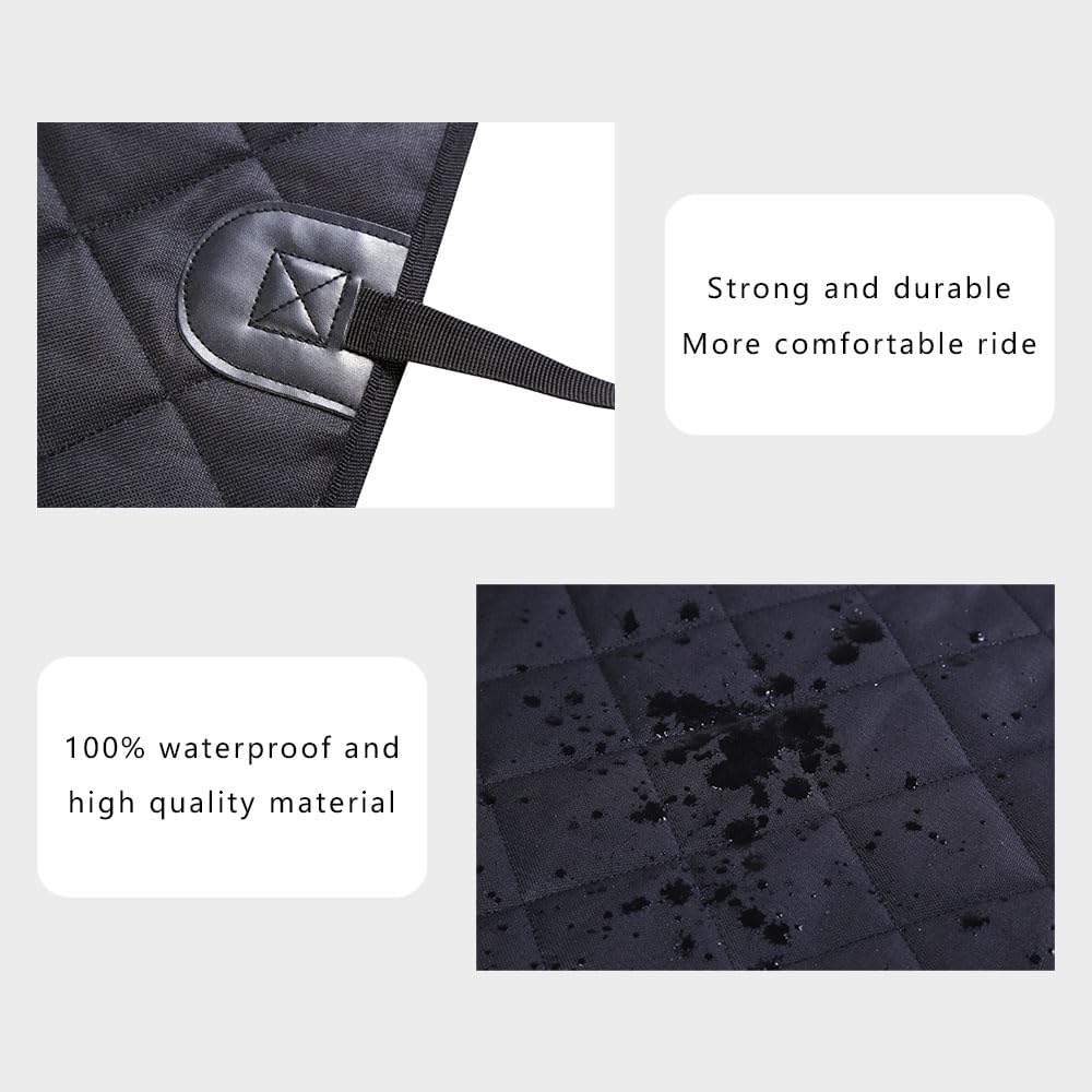 Waterproof Front Seat Car Cover, Pet Front Cover for Cars, Scratch Proof & Nonslip Seat Pet Cover, Dog Car Seat Cover with Seat Belt Fits Most Cars, Suvs - Image 5