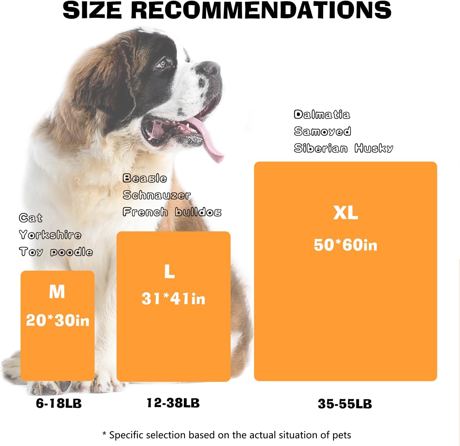 Dog Blankets for Large Dogs, 1 Pc Dog Blanket Washable, Soft Fluffy Flannel Pet Blanket Mat Cover for Bed Couch, Cute Print Puppy Blanket 60" x 50" - Image 5