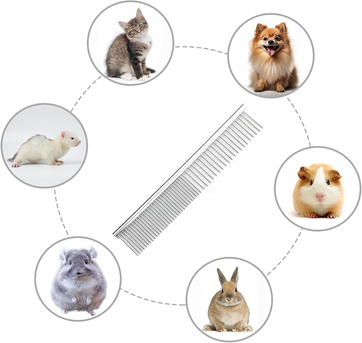 Cat Carrier with Groomer, Breathable Cat Bubble Carrier for Cats or Small Dogs up to 20 lbs, Collapsible Airline Approved, Clear Cat Travel Backpack (Grey) - Image 7