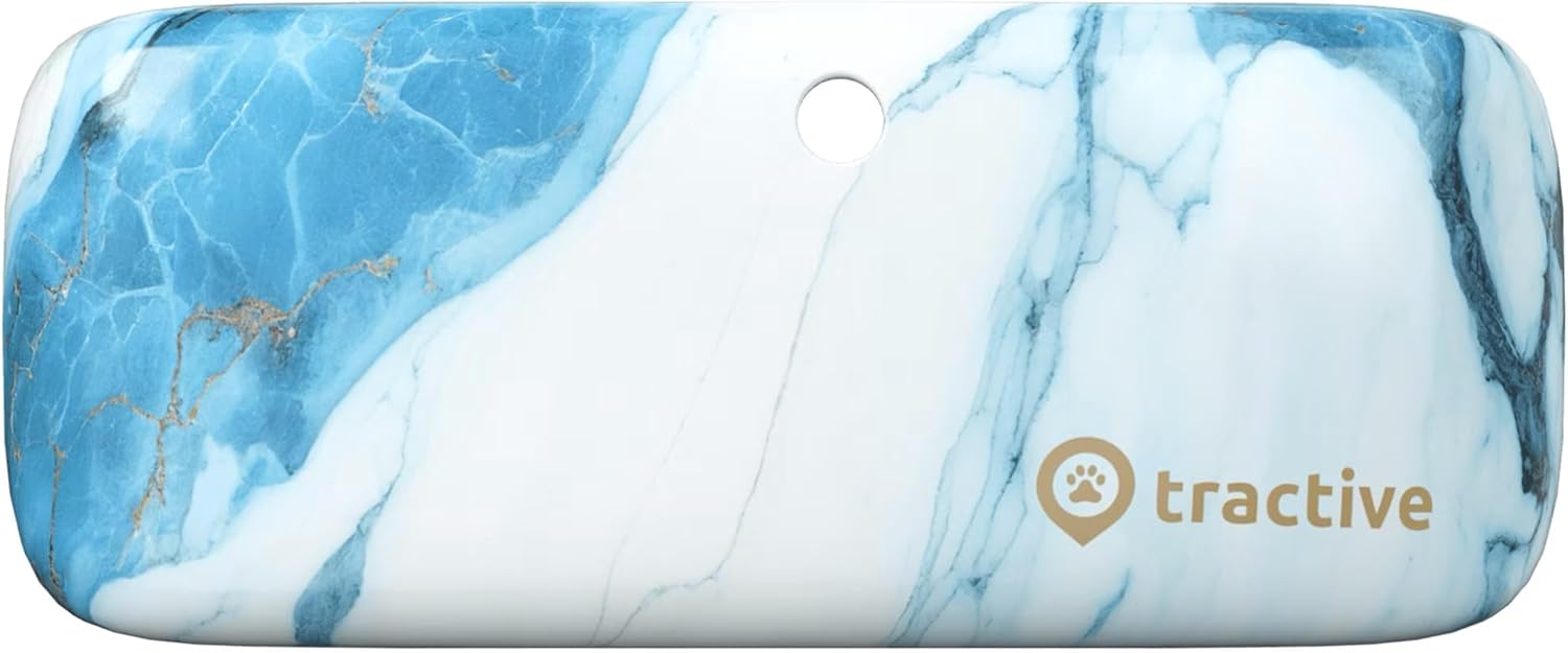 Tractive GPS Dog LTE (4) Hard Cover - Blue Marble - Image 3