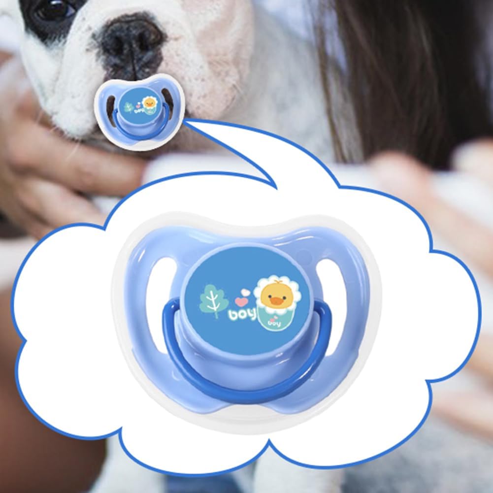 Dog Pacifier Toy – Chew Soother for Puppies, Calming Dog Chew Toy | Soft Silicone Texture for Teething Relief, Ideal for Crate Training and Reduction, Safe for Small and Medium Breeds - Image 7