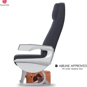 Pet Carrier Dog Cat Puppies Carrier Pet TSA Airline Approved Luxury Faux Leather Carrier Breathable Gift Box Collapsible Travel