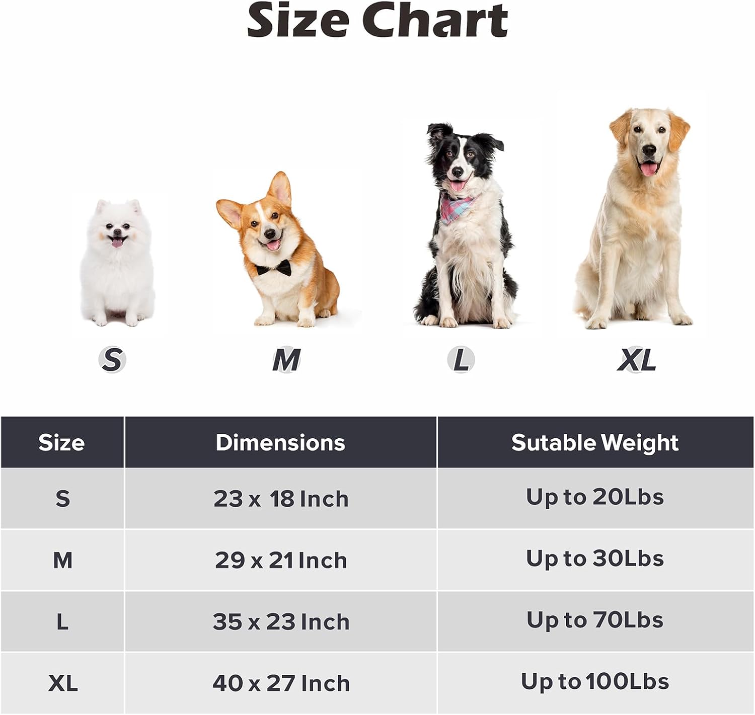SIWA MARY Dog Bed Mat Soft Crate Pad Washable Non-Slip Mattress for Large Medium Small Dogs and Cats Kennel Pad (23'' x 18'', Grey) - Image 6