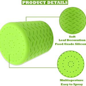 3 Pieces Portable Outdoor Shower for Dogs,Portable Shower Head,Bottle Attachment for Portable Outdoor Shower,Works with Most Plastic Water from 16 oz to 2 Liters (Blue,Green,Orange)