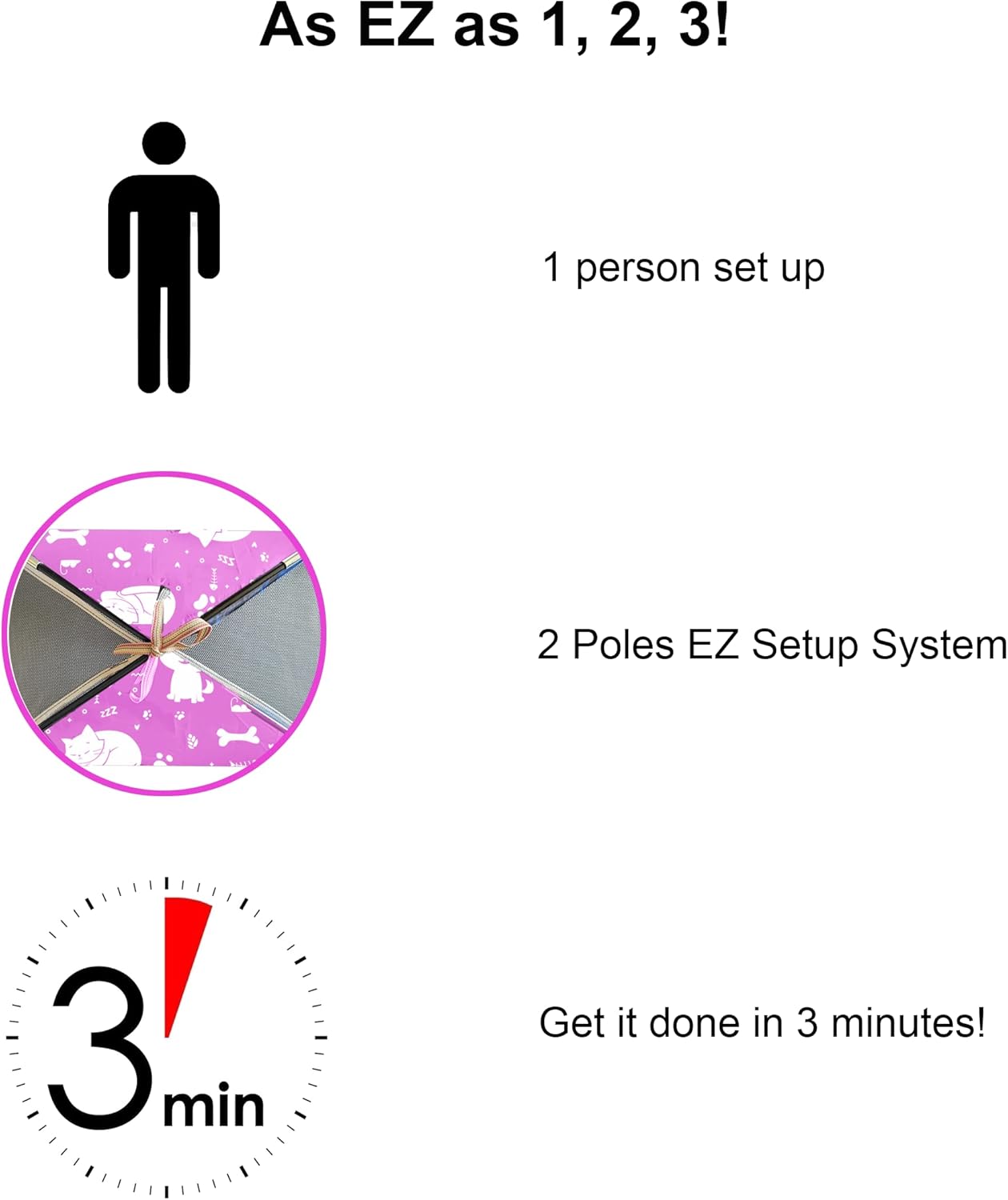 KidzAdventure 2 in 1 Indoor/Outdoor Tent for Kids, Small 1 or 2 Toddler/Kids Tent, Backpacking, Lightweight and Easy Pop up, Ideal for Backyard, Outside Camping, or Play Fort - Image 6