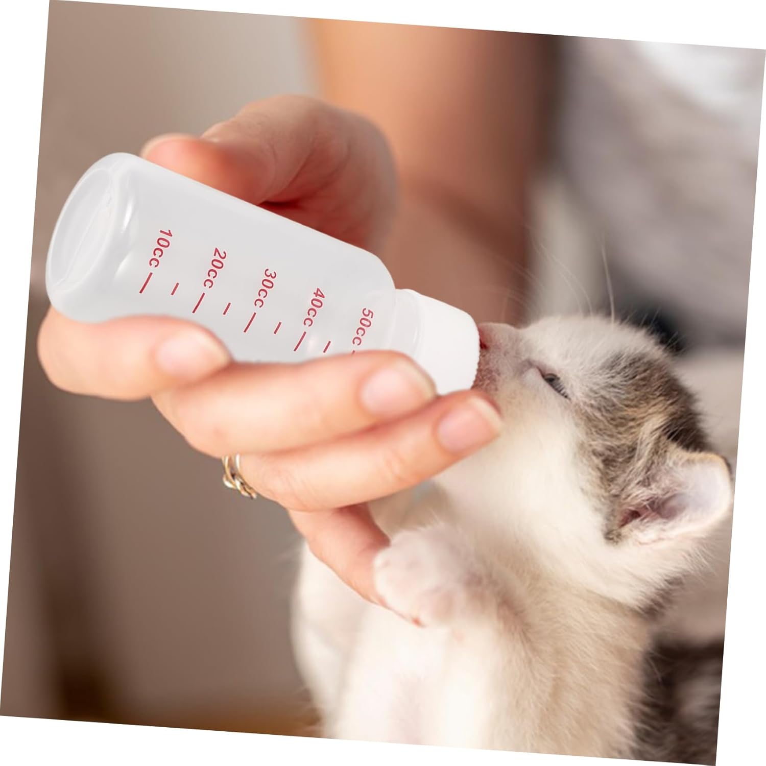 Kisangel 3sets Pet Nursing Bottle for Kittens and Puppies Feeding Kit Lightweight Portable Easy to Use for Hand Feeding Pets - Image 7