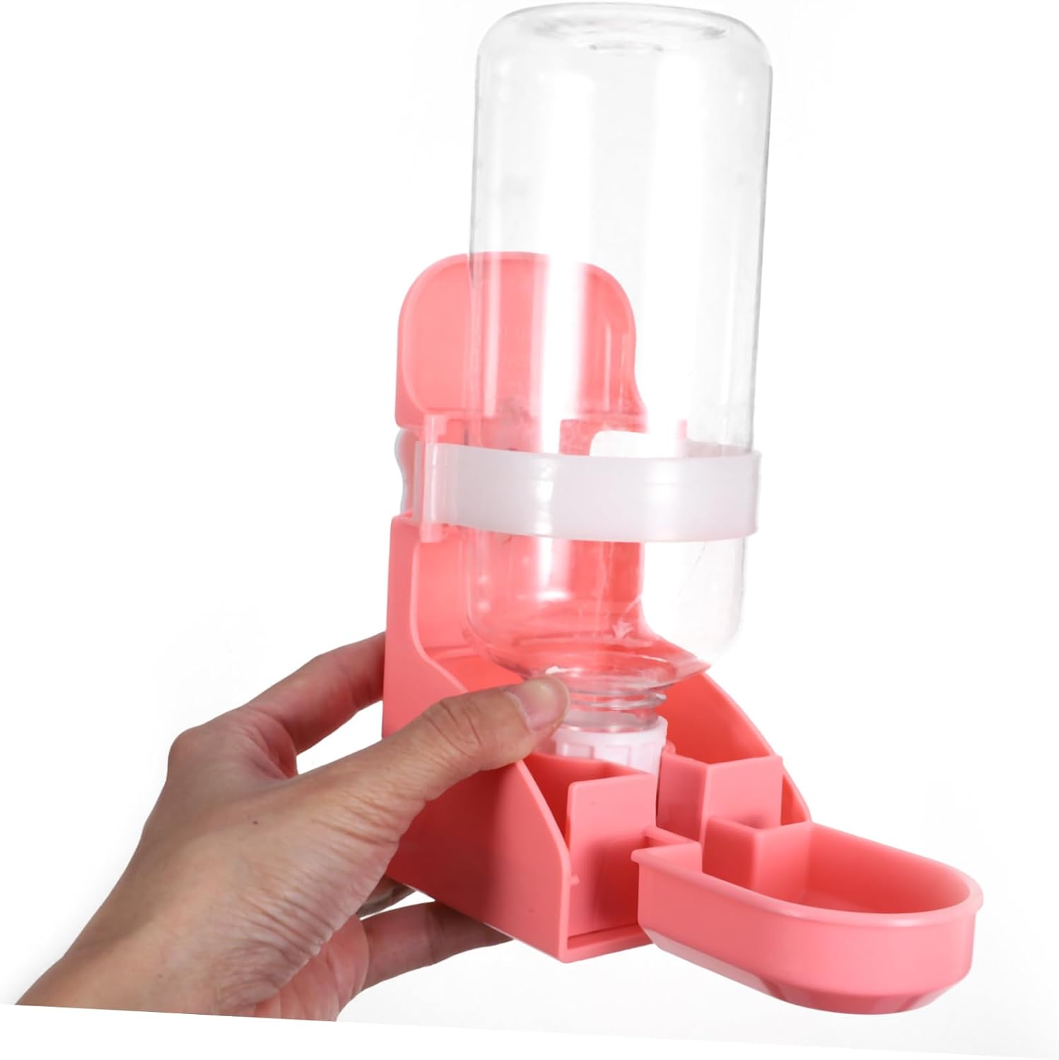 Balacoo Hanging Design Pet Water Feeder Bottle for Cats Dogs Rabbits and Hamsters Portable Leak and Pressure Resistant Automatic Water Dispenser for Home and Travel - Image 5