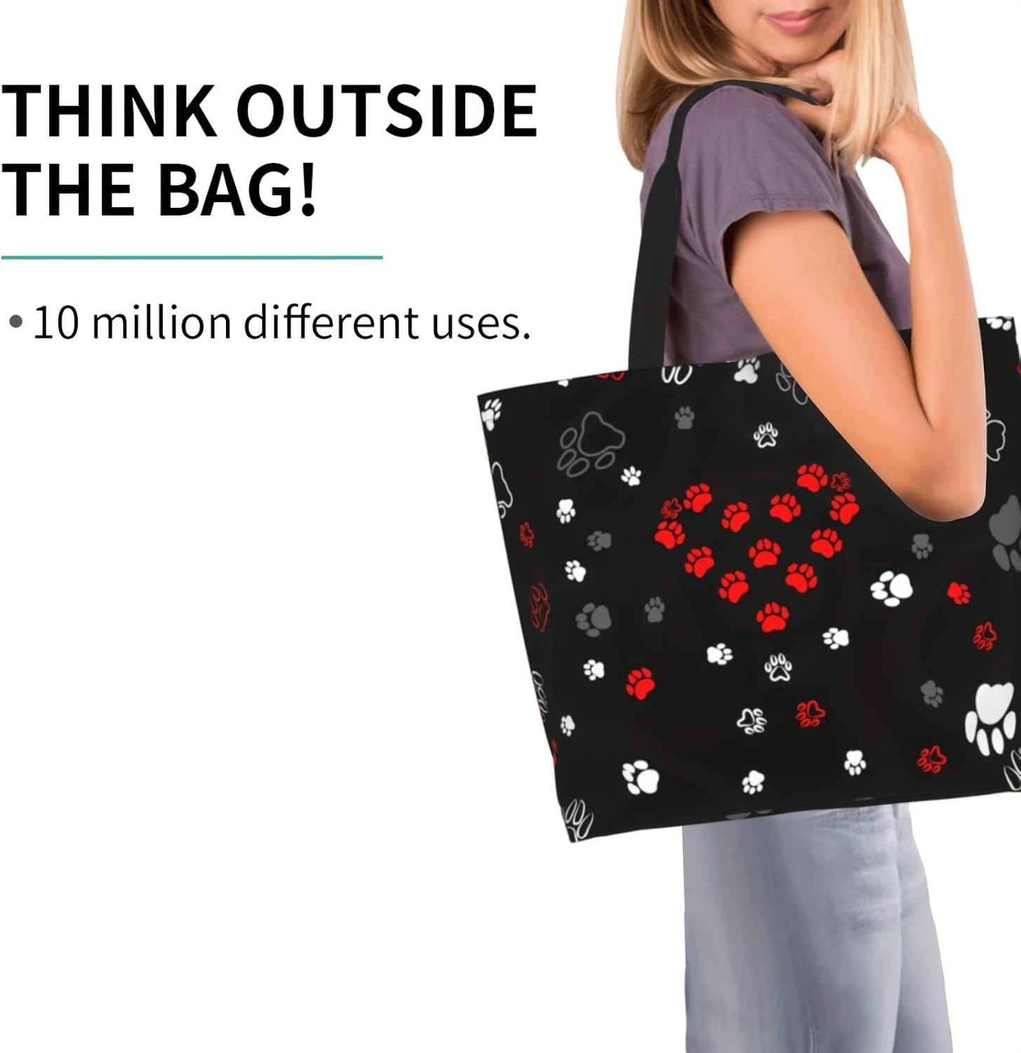 Baseball Tote Bag - Handbag, Shopping and Travel Bag for Sports Mom - Gifts for Women - Image 3