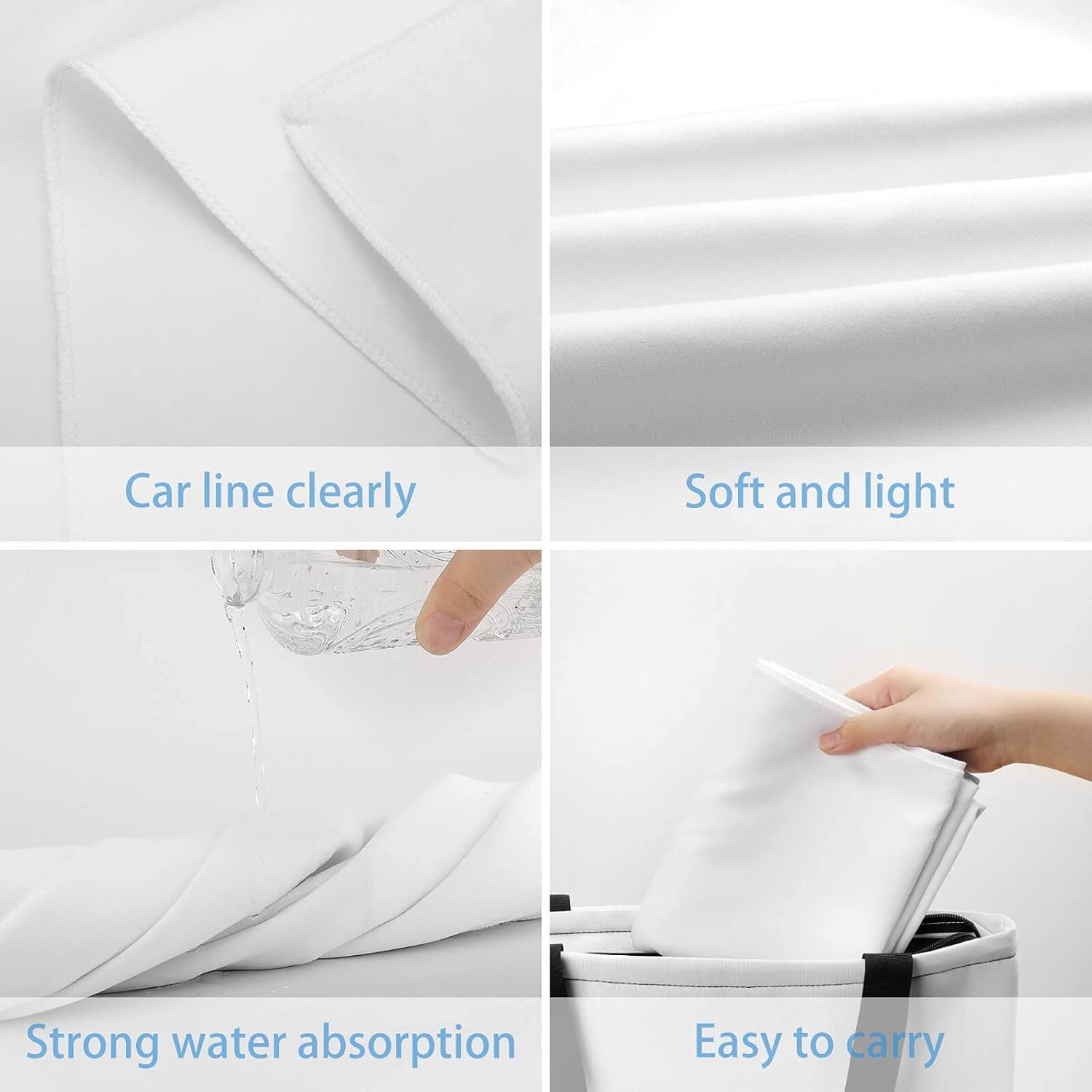 Beach Towel Oversized 31'' X 51'' Sand Free Quick Dry Absorbent Bath Towels Chew Toy Dog Beach Towels for Swimming Pool Lightweight Swim Travel Towel for Adult Gift Travel Vacation Essentials - Image 4