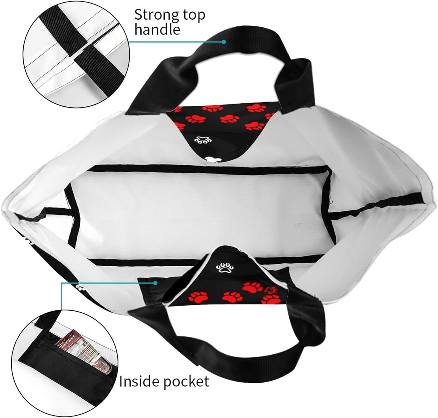 Baseball Tote Bag - Handbag, Shopping and Travel Bag for Sports Mom - Gifts for Women - Image 5