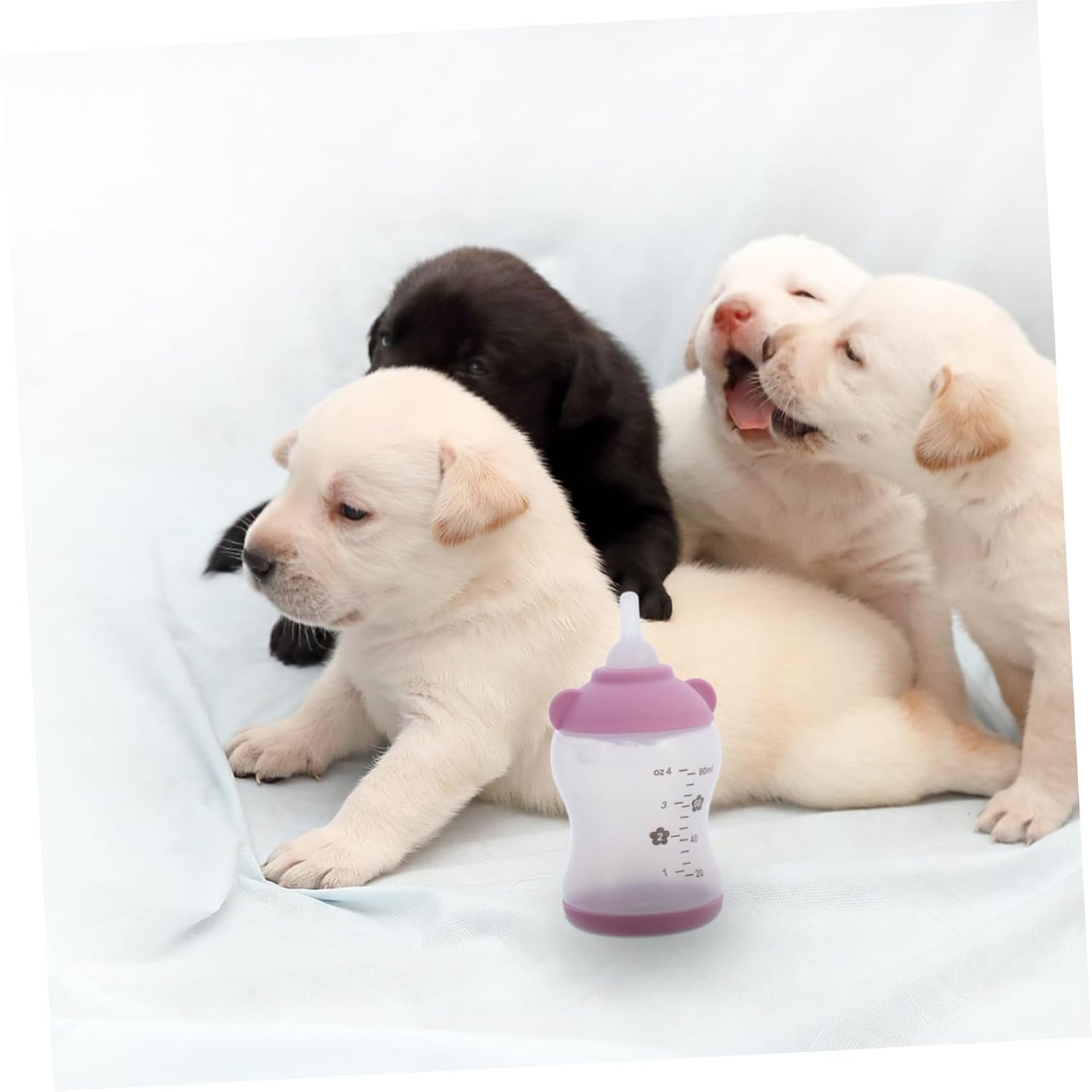 BESPORTBLE 2PCS PET Nursing Bottle Silicone Feeding Bottles for Newborn Puppies and Kittens Portable Feeding Tool for Travel and Outdoor Use - Image 7