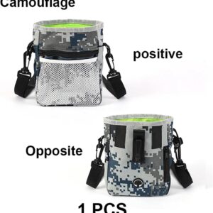 Pet Training Bag Snack Bag Mini Outdoor Portable Training Kit Feeding Waist Bag Portable Foldable Dog Supplies(Camouflage)