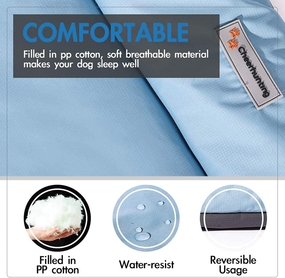 Camping Dog Bed Pet Bed 40”X32”, Outdoor, Waterproof, Washable, Water-Resist, Large, Durable, Portable Travel Pet Mat - Image 4