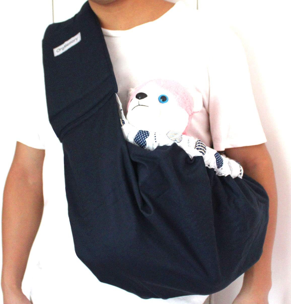 Pet Sling Carrier, OrgMemory Adjustable Dog Sling, Small Dog Cat Outdoor Shoulder Pet Carrier (Heart Shaped) - Image 2