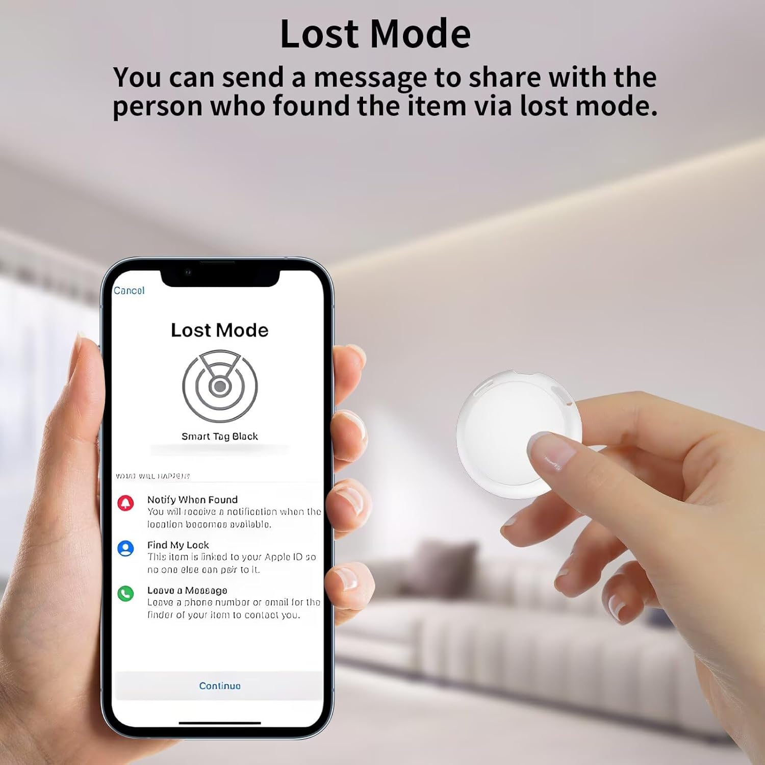 2 Pack GPS Tracker for Vehicles Work with Find My (iOS Only) Real Time Mini Car Item Finder Global Coverage Hidden Car Locator Tracking Device No Monthly Fee or Subscription No SIM Card Required - Image 6