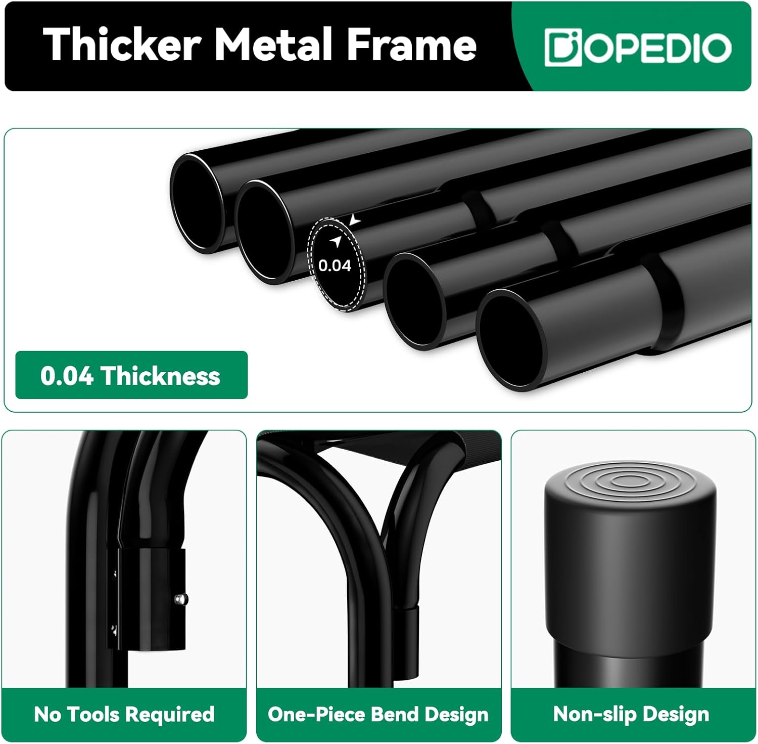 Elevated Dog Bed Raised Outdoor Dog Cot for Medium Dogs, Installation Requires No Tools, Frame with Washable Cooling Breathable Mesh Anti-Slip Feet, Indoor Pet Bed, Grey, 35.4 Inches - Image 3