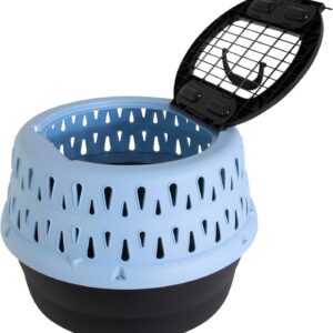 Petmate Get-A-Round Kennel for Cats, up to 20 Pounds, Blue, 19 Inches Wide