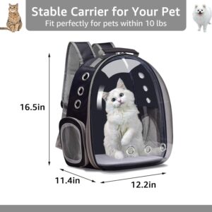 Backpack Carrier/Bubble Carrying Bag for Small Medium Dogs Cats, Space...