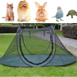 Pet Camping Tent Playpens Cage for Dogs Cats - Birds Parrots Playpens House Small Animal Indoor/Outdoor Play Tent Shelter Breathable Turtles Reptiles Cage (Type2)