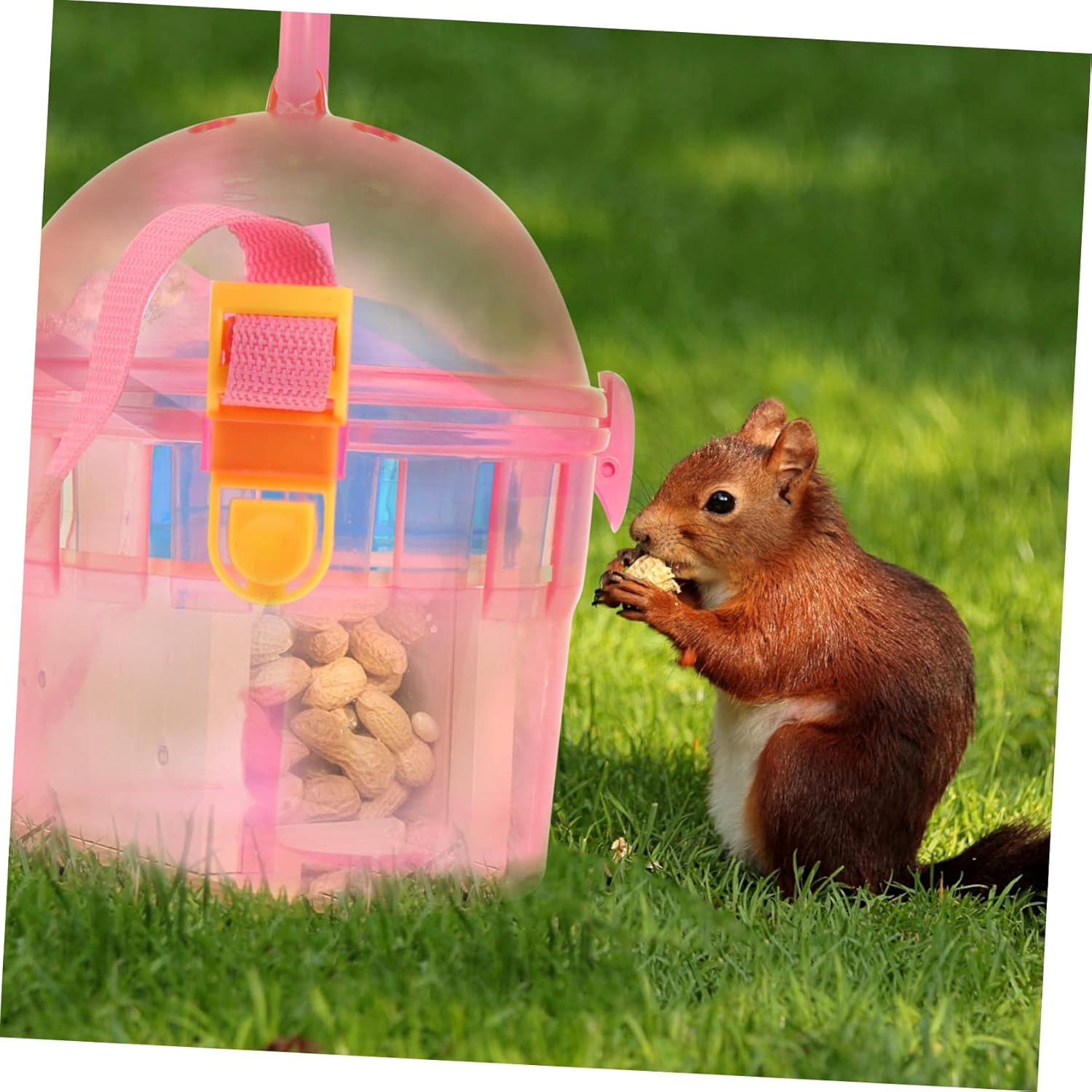 Yardwe Compact Travel Box for Hamster Chinchilla Portable Outdoor Carrier Lightweight Pet Cage Includes Feeder Bath - Image 8