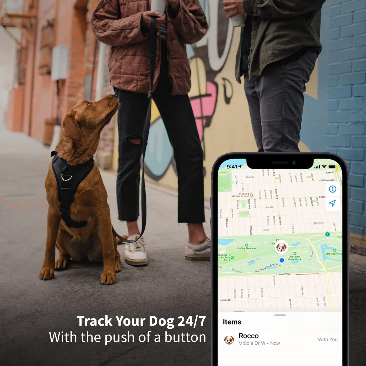 SÄKER IP68 Waterproof The Safest AirTag Dog Collar Holder, Dustproof, Ultra-Durable, Fits Up to 1.5" Collars | Will Not Damage Your Collar | Perfect Way to GPS Track Your Dog | Designed in Montreal - Image 3