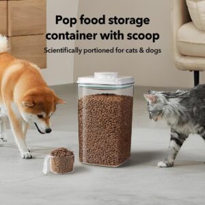 Ankou Dog Food Storage Container with 130ml Scoop – 4L/4.2qt Airtigh...