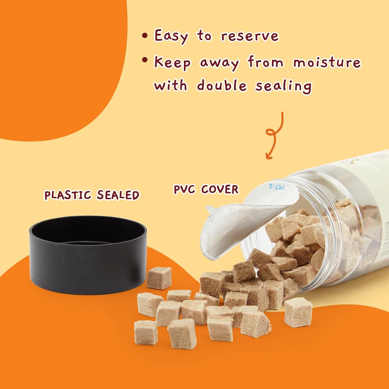 Jungle Calling Freeze Dried Duck Dog & Cat Treats - High Protein, Low Fat, Made with a Single Ingredient - Perfect for Training and Snacking, 2.8 oz (Duck Cube) - Image 8