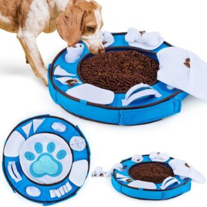 Interactive Dog Snuffle Mat for Small&Medium Breeds – Pet Nosework Slow Feeding Puzzle Toy for Natural Foraging,Mental Stimulation,and Healthy Eating Habits