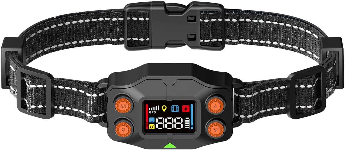 GPS Wireless Dog Fence, GPS Dog Collar Fence System, Adjustable 25-999 Yards Range, IPX7 Waterproof, 5 Training Modes for Medium/Large Dogs Over 15 Lbs - Image 9