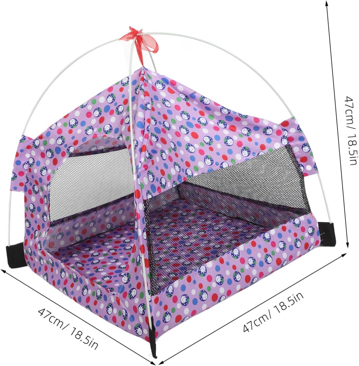 Pet Tent for Dog and Cat Outdoor Sun Shelter House Mesh Tent Easy to Wide Door Ventilated - Image 2