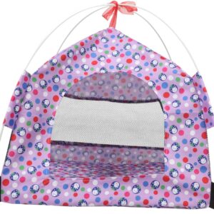 Pet Tent for Dog and Cat Outdoor Sun Shelter House Mesh Tent Easy to Wide Door Ventilated