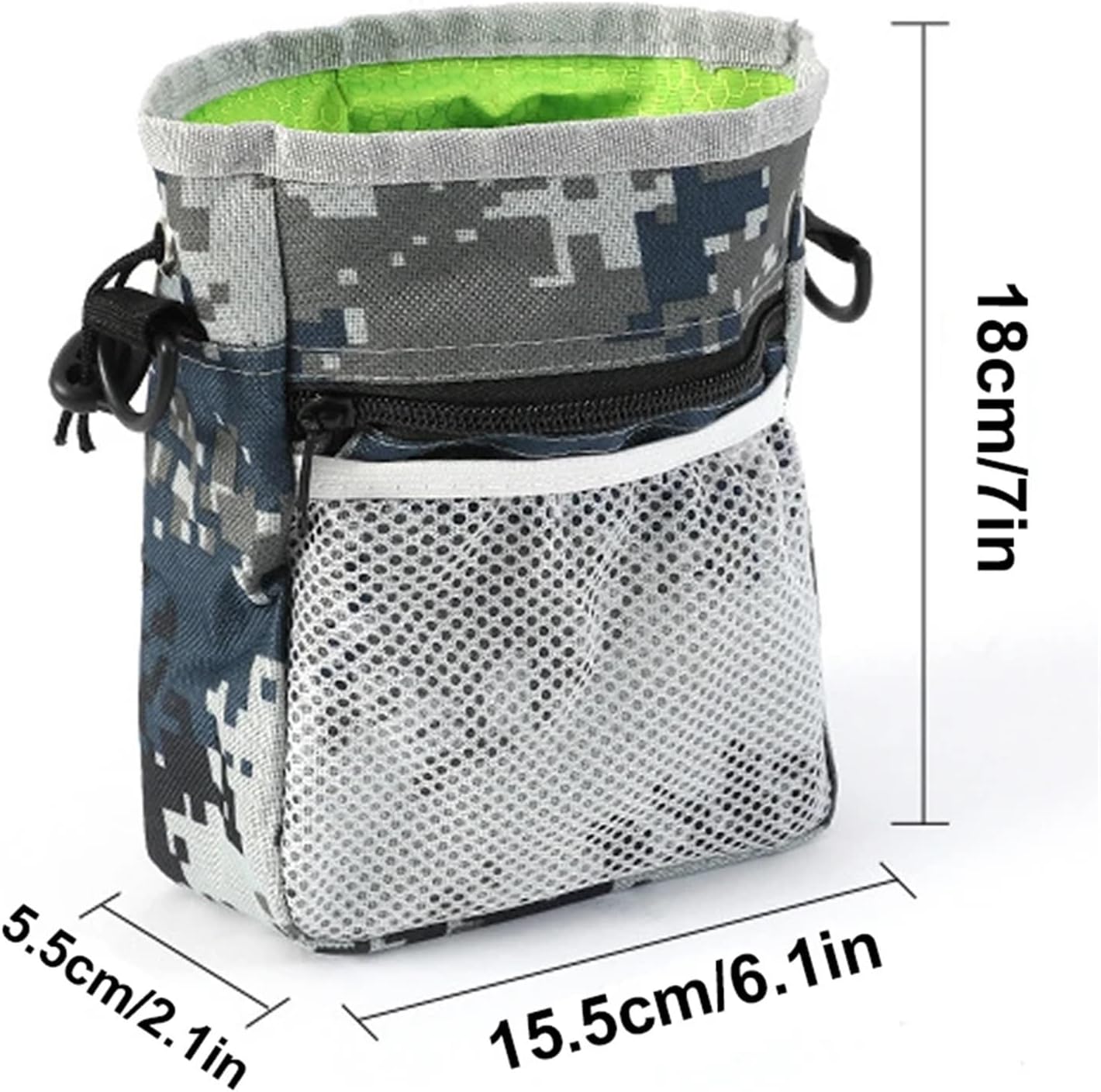 Pet Training Bag Snack Bag Mini Outdoor Portable Training Kit Feeding Waist Bag Portable Foldable Dog Supplies(Camouflage) - Image 5
