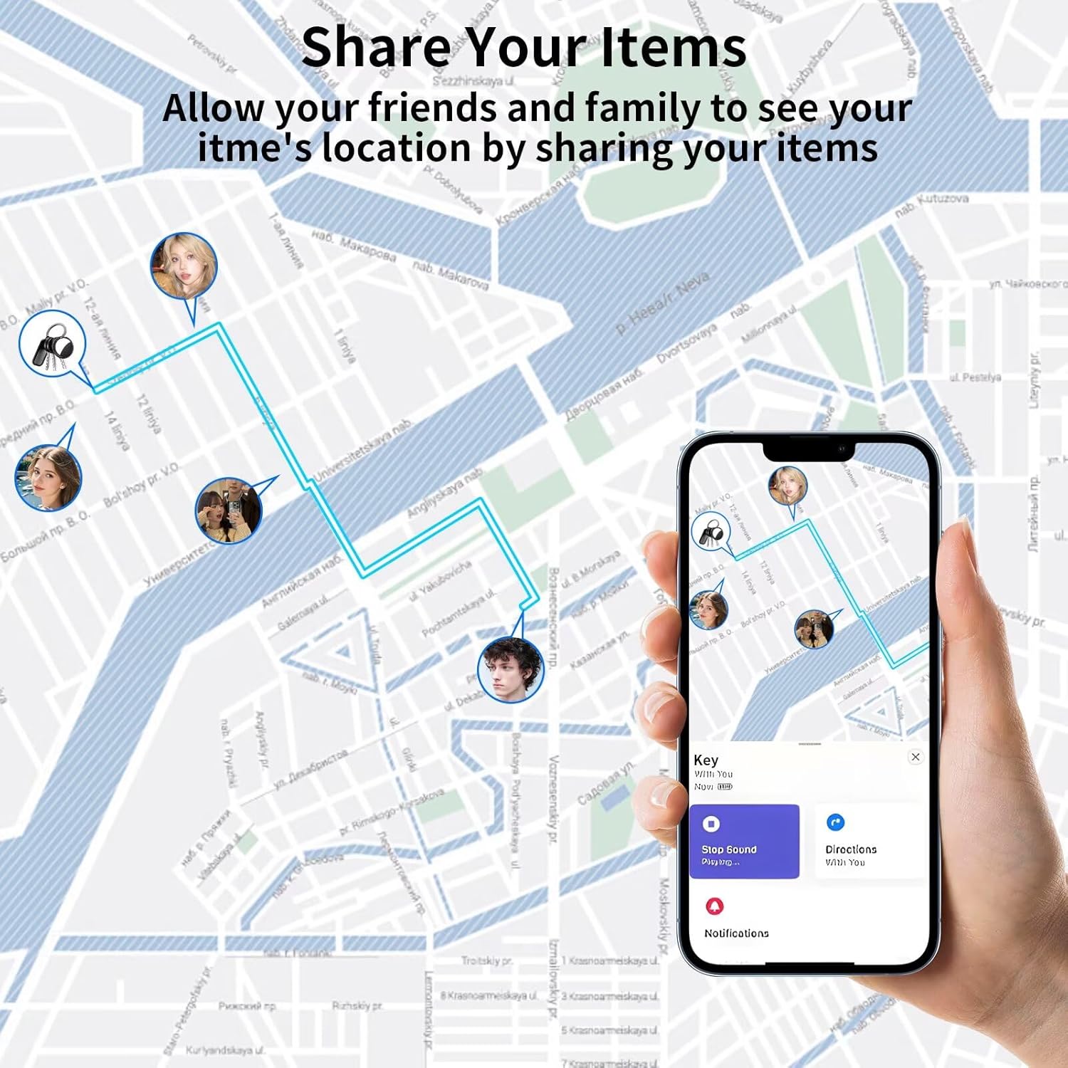 2 Pack GPS Tracker for Vehicles Work with Find My (iOS Only) Real Time Mini Car Item Finder Global Coverage Hidden Car Locator Tracking Device No Monthly Fee or Subscription No SIM Card Required - Image 7