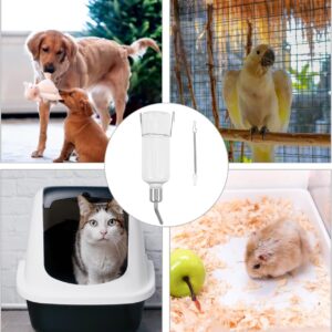 Animal Cage Cat Tree Hamster Dispenser Water Bottle Dog Kennel Water Bowl Bunny Cages Automatic Water Bottle Food Feeder Parrot Water Feeder Puppy Rabbit Food Travel Pet Tableware