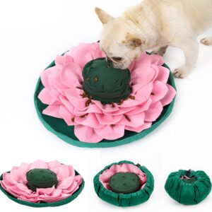 Pet Snuffle Mat for Dogs,Interactive Feed Game/Dog Puzzle Toy, Slow-Feeder-Bowl Travel Use,Simulating Grassland for Boredom, Encourages Natural Foraging Skills,Dog Treat Dispenser