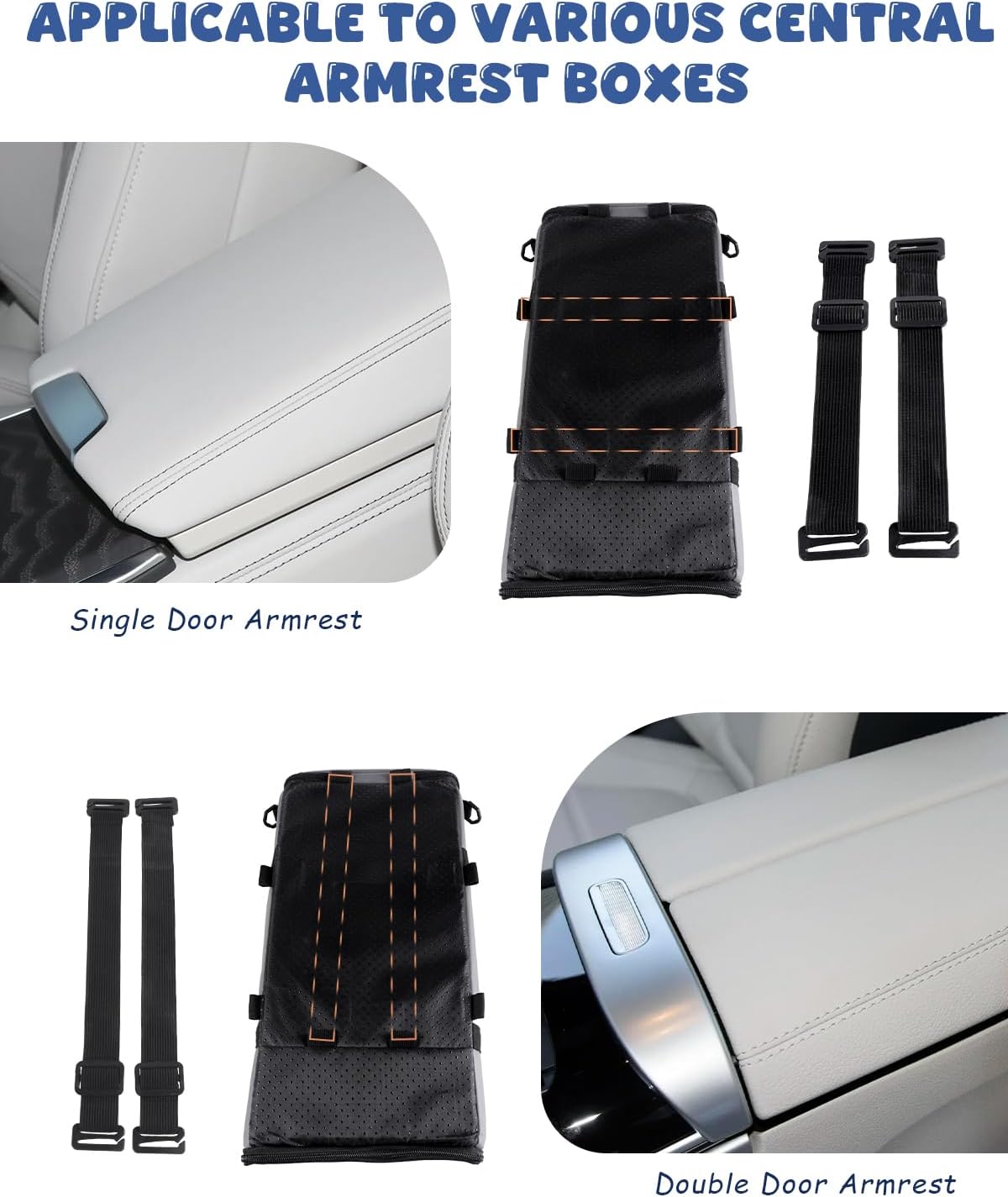 Dog Car Seat for Small Dogs, Portable Center Console Dog Car Seat, Pet Travel Backpack with Safe Protection Hooks and Double Fixation Seat Belts, Suitable for Small Dogs & Cat Under 12 lbs - Image 5