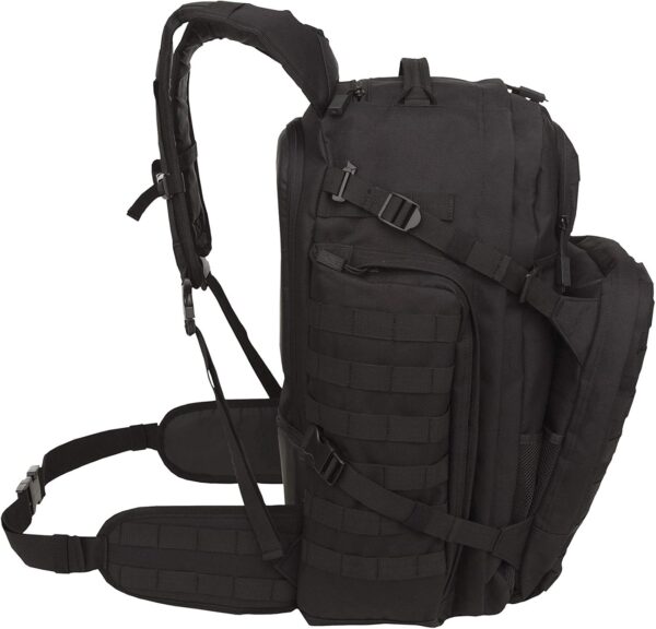 SOG Barrage Tactical Internal Frame Backpack, 64.3-Liter Storage, Black - Image 7