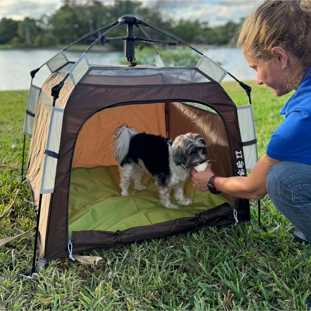 GOGGY MYPET Pop-Up Pet Playpen for House & Travel - 39x39” Lightweight Portable Dog & Cat Tent for Indoor & Outdoor Activities - Easy Cat & Dog Playpen Instantly Assembled - Image 8