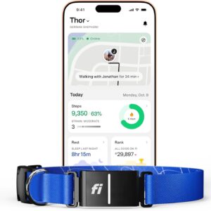 Fi Series 3+ Smart Dog Tracker Collar – 6 Month Membership Included