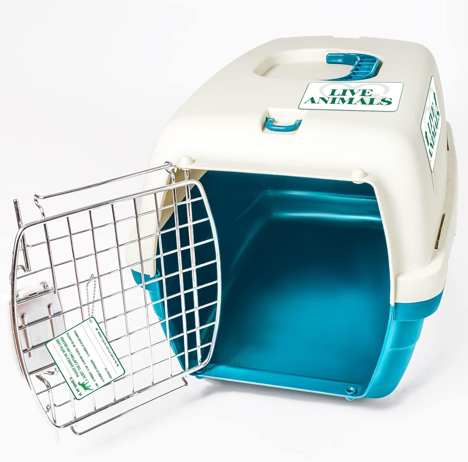 Eaasty 23 Pcs Pet Airline Travel Kit Kennel Travel Kit, Includes 4 Live Animal Stickers 2 Pet Bowl 1 Live Pets Label 5 Storage Bag 10 Cable Ties 1 Tag Animal Outdoors Accessories for Dogs Cats - Image 5