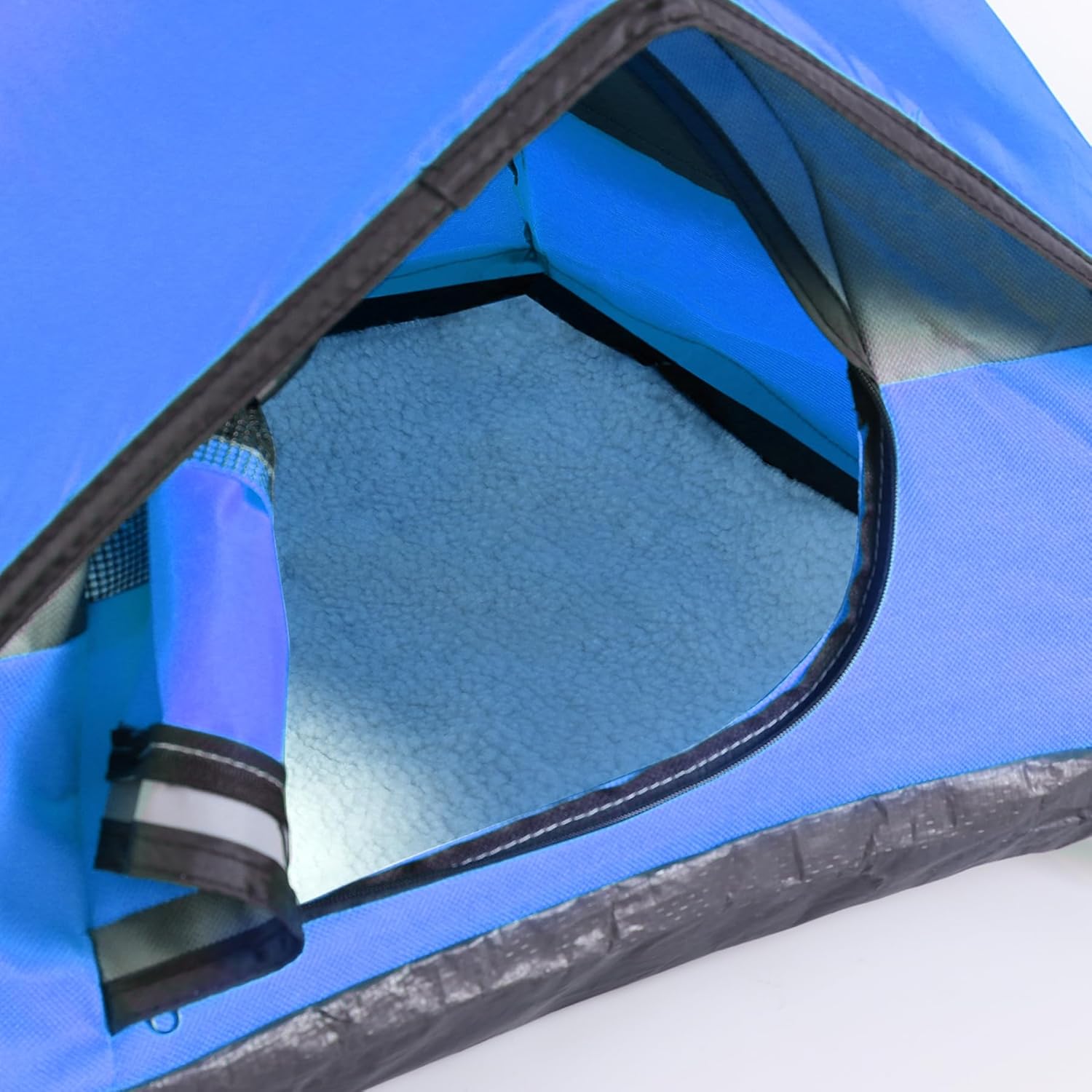 Cat Camping Tent, Cat Tent Bed, Pet Tent for Indoor Cat and Small Dog, Mini Tent (Blue, 21 x 21 x 14 Inches) - Image 4