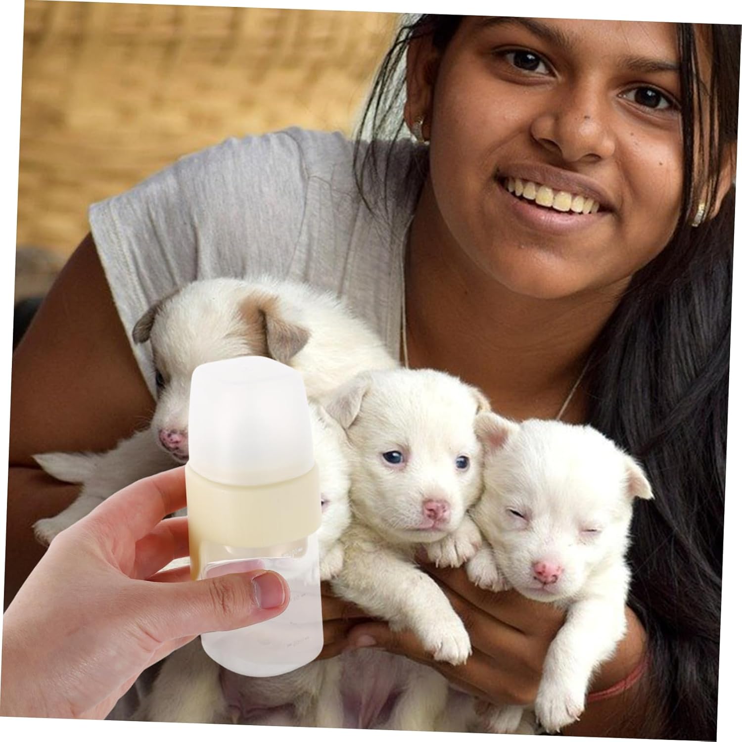 GANAZONO Newborn Pet Feeding Bottle for Kittens and Puppies Travel Friendly Design with Nipple for Safe and Comfortable Feeding Easy to Animal Nursing Bottle - Image 6