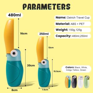 Portable Dog Water Bottle, 2025 New Leak Proof Pet Water Bottle for Puppy Dogs Cats, Dog Travel Water Bottles for Dogs on The Go Outdoor Walking Hiking Drinking Feeder (Black, 250mL)